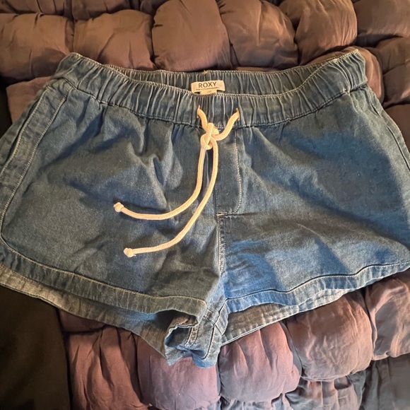 Roxy Drawstring Jean Short - Picture 2 of 3